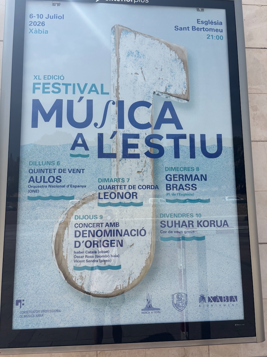 Festival de Música del Estiu en Xàbia